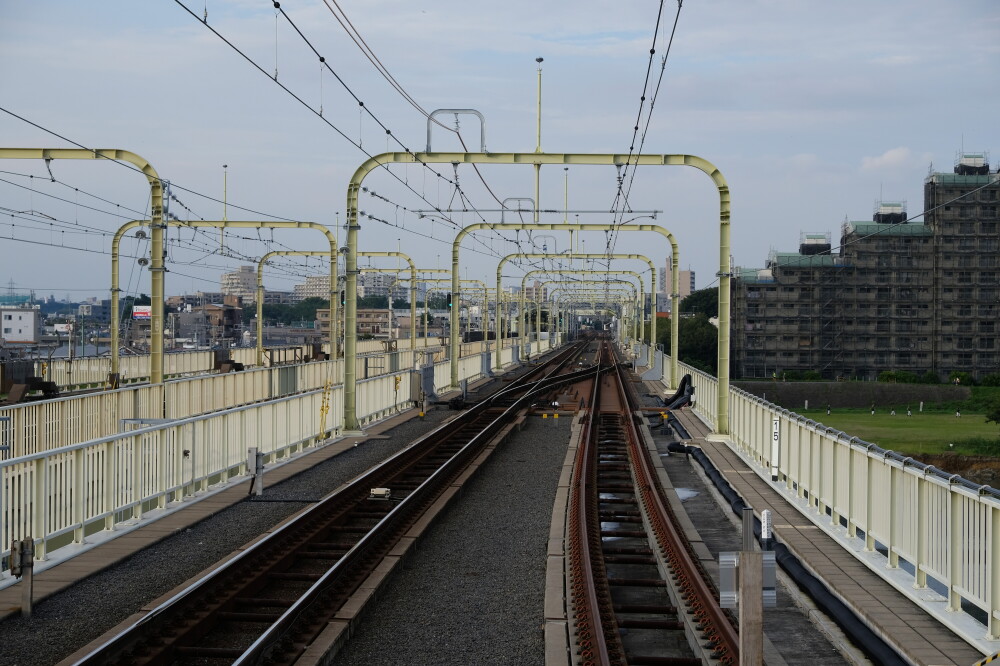 小田急線 登戸駅 工事中
